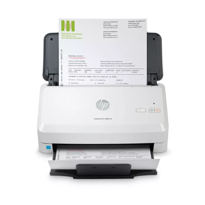 HP Scanjet Pro 3000 s4 sheetfed scanner 600 x 600 DPI A4 zwart, wit