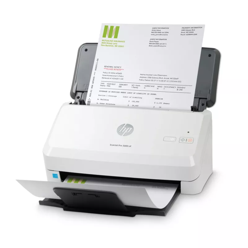 HP Scanjet Pro 3000 s4 sheetfed scanner 600 x 600 DPI A4 zwart, wit