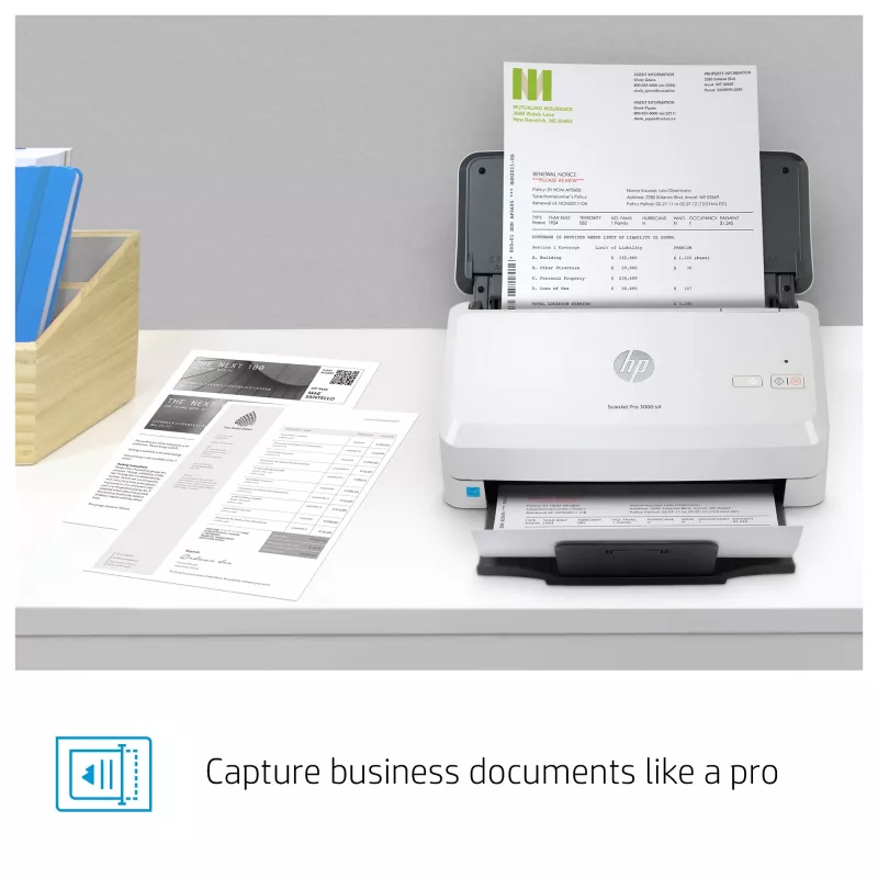 HP Scanjet Pro 3000 s4 sheetfed scanner 600 x 600 DPI A4 zwart, wit