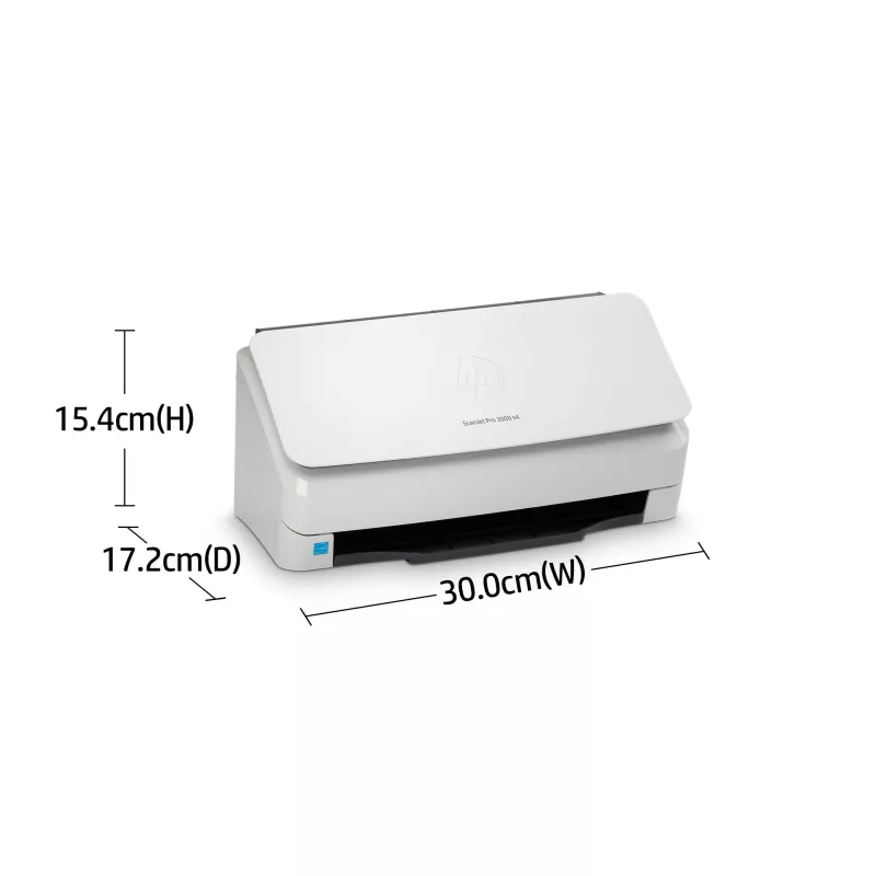 HP Scanjet Pro 3000 s4 sheetfed scanner 600 x 600 DPI A4 zwart, wit