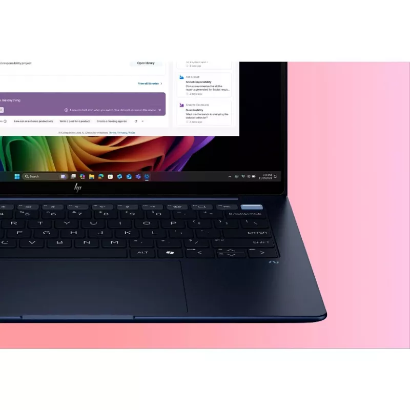 HP EliteBook Ultra G1i Next Gen AI PC Wolf Pro Security Edition Copilot+ PC Intel Core Ultra 7 258V laptop 35,6 cm (14 inch) touchscreen 2.8K 32 GB LPDDR5x-SDRAM Wi-Fi 7 (802.11be) Windows 11 Pro blauw