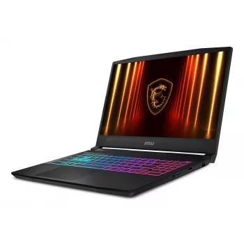 MSI Katana 15 HX B14WFK-487 Intel® Core™ i7 i7-14650HX laptop 39,6 cm (15,6 inch) Full HD 16 GB DDR5-SDRAM 512 GB SSD NVIDIA GeForce RTX 5060 Wi-Fi 6E (802.11ax) Windows 11 Home zwart