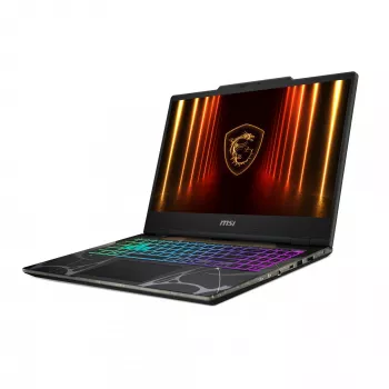 MSI Cyborg 15 B2RWEKG-067 Intel Core 7 240H laptop 39,6 cm (15,6 inch) Full HD 16 GB DDR5-SDRAM 512 GB SSD NVIDIA® GeForce RTX™ 5050 Wi-Fi 6E (802.11ax) Windows 11 Home zwart