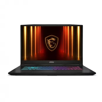 MSI Katana 17 HX B14WFK Intel® Core™ i7 i7-14650HX laptop 43,9 cm (17,3 inch) Full HD 16 GB DDR5-SDRAM 1 TB SSD NVIDIA GeForce RTX 5060 Wi-Fi 6E (802.11ax) Windows 11 Home zwart