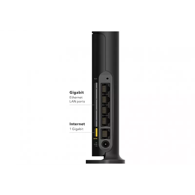 NETGEAR 4-Stream AX1800 WLAN-router Gigabit Ethernet dual-band (2,4 GHz / 5 GHz) zwart