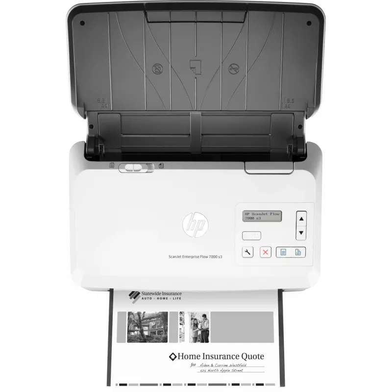 HP Scanjet Enterprise Flow 7000 s3 sheetfed scanner 600 x 600 DPI A4 wit