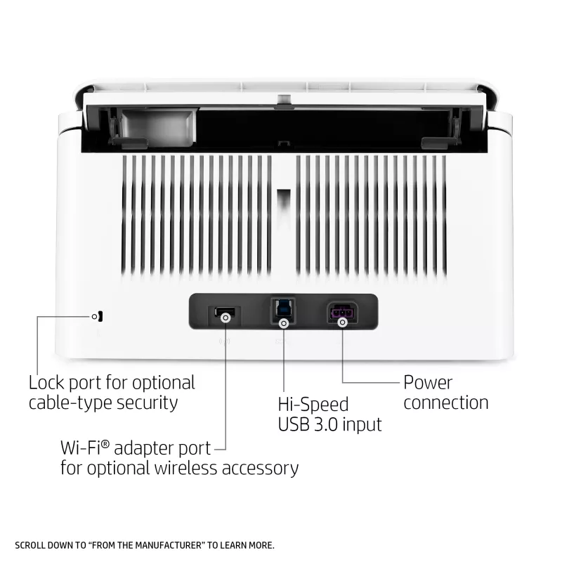 HP Scanjet Enterprise Flow 7000 s3 sheetfed scanner 600 x 600 DPI A4 wit