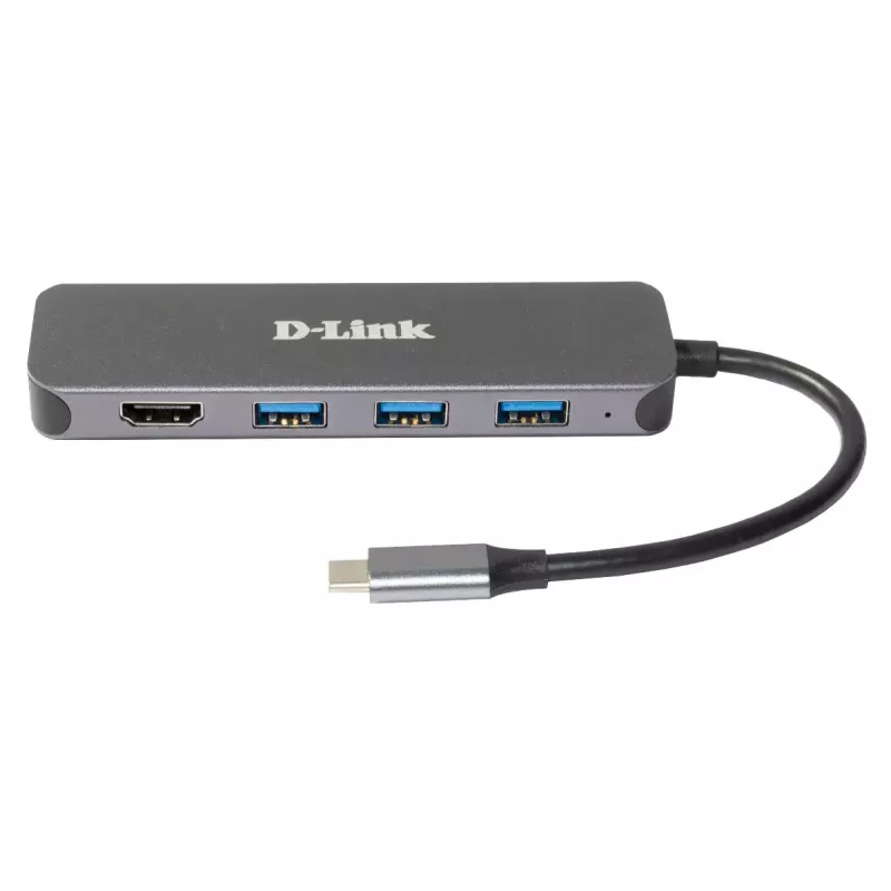 D-Link 5-in-1 USB-C-hub met HDMI/Power Delivery