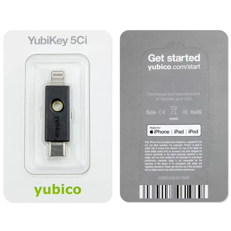 Beveiligingssleutel Yubico YubiKey 5Ci