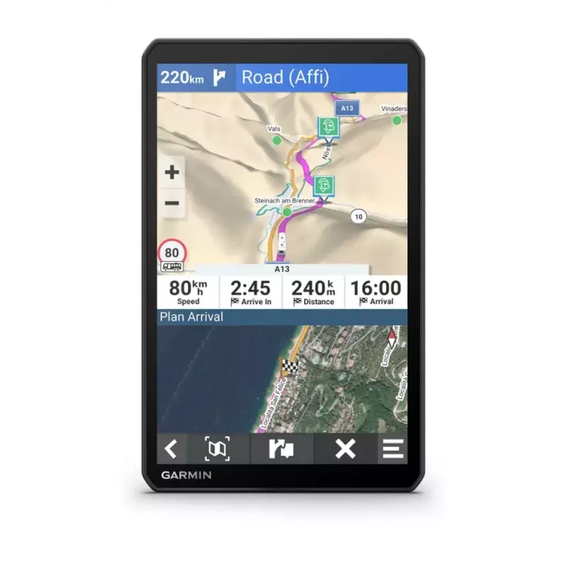 Navigator Garmin 895 vast 20,3 cm (8 inch) TFT-touchscreen