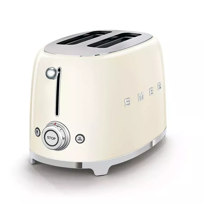 Toaster Smeg TSF01CREU crème 2 sneetjes