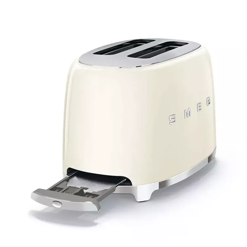 Toaster Smeg TSF01CREU crème 2 sneetjes
