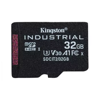 Kingston Technology 32GB microSDHC Industrial C10 A1 pSLC-kaart losse verpakking zonder adapter