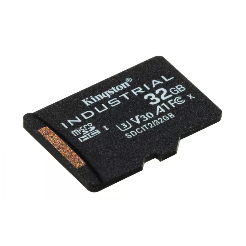 Kingston Technology 32GB microSDHC Industrial C10 A1 pSLC-kaart losse verpakking zonder adapter