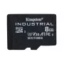Kingston Technology 8GB microSDHC Industrial C10 A1 pSLC-kaart losse verpakking zonder adapter