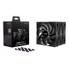 be quiet! Pure Wings 3 140mm | PWM high-speed triple pack computercaseventilator 14 cm zwart 3 stuks