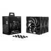 be quiet Pure Wings 3 120mm | PWM high-speed triple pack computercaseventilator 12 cm zwart 3 st.