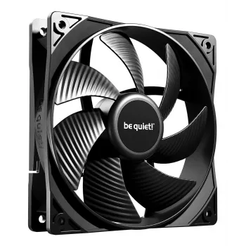Computercaseventilator be quiet! Pure Wings 3 120 mm PWM 1600 RPM 84,8 m³/h 1,45 mmH2O geweerlagering zwart 3-pack