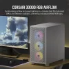 CORSAIR mid-tower pc-behuizing - 3000d RGB Airflow - wit