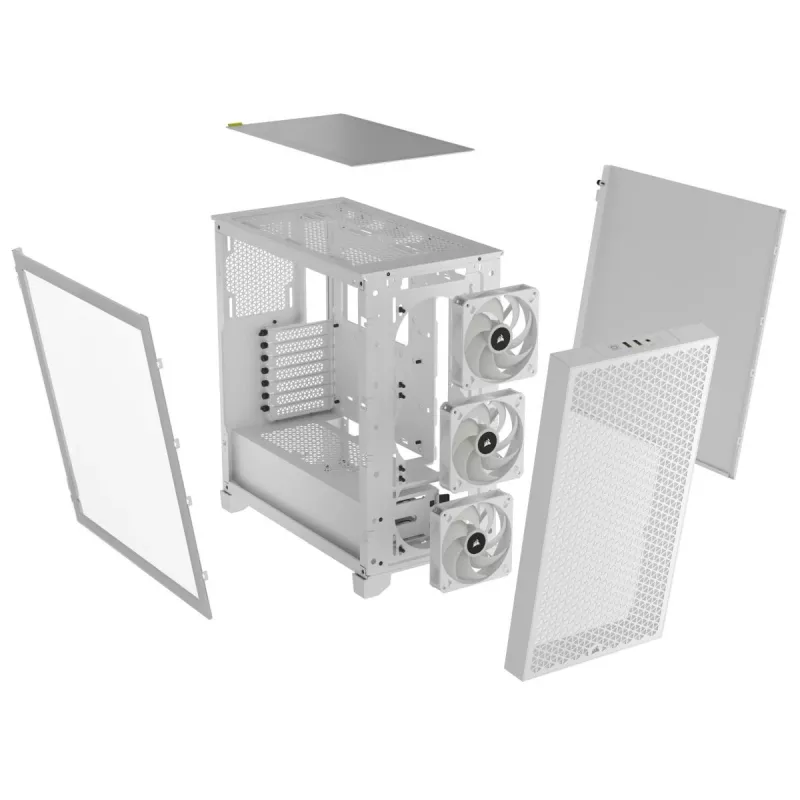 CORSAIR mid-tower pc-behuizing - 3000d RGB Airflow - wit