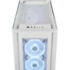 CORSAIR Mid-Tower Smart Case - iCUE 5000X - RGB QL Edition Tempered Glass True - wit