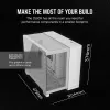 CORSAIR PC-behuizing – 2500X Mid-Tower Dual Chamber PC-behuizing – wit
