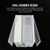 CORSAIR PC-behuizing – 2500X Mid-Tower Dual Chamber PC-behuizing – wit