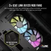 CORSAIR PC-behuizing - iCUE Link 2500X RGB Micro ATX Dual Chamber zwart