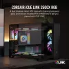 CORSAIR PC-behuizing - iCUE Link 2500X RGB Micro ATX Dual Chamber zwart