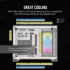 CORSAIR PC-behuizing – iCUE LINK 2500X RGB Micro-ATX Dual-Chamber wit