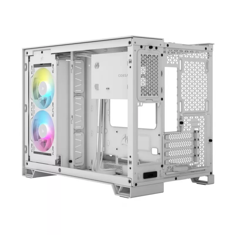 CORSAIR PC-behuizing – iCUE LINK 2500X RGB Micro-ATX Dual-Chamber wit