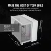 CORSAIR PC-behuizing – iCUE LINK 2500X RGB Micro-ATX Dual-Chamber wit