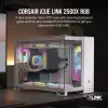 CORSAIR PC-behuizing – iCUE LINK 2500X RGB Micro-ATX Dual-Chamber wit