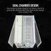 CORSAIR PC-behuizing – iCUE LINK 2500X RGB Micro-ATX Dual-Chamber wit