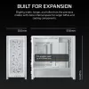 CORSAIR PC-behuizing - Frame 5000D RS High-Airflow Mid-Tower PC-behuizing - wit