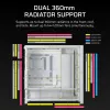 CORSAIR PC-behuizing - Frame 5000D RS High-Airflow Mid-Tower PC-behuizing - wit