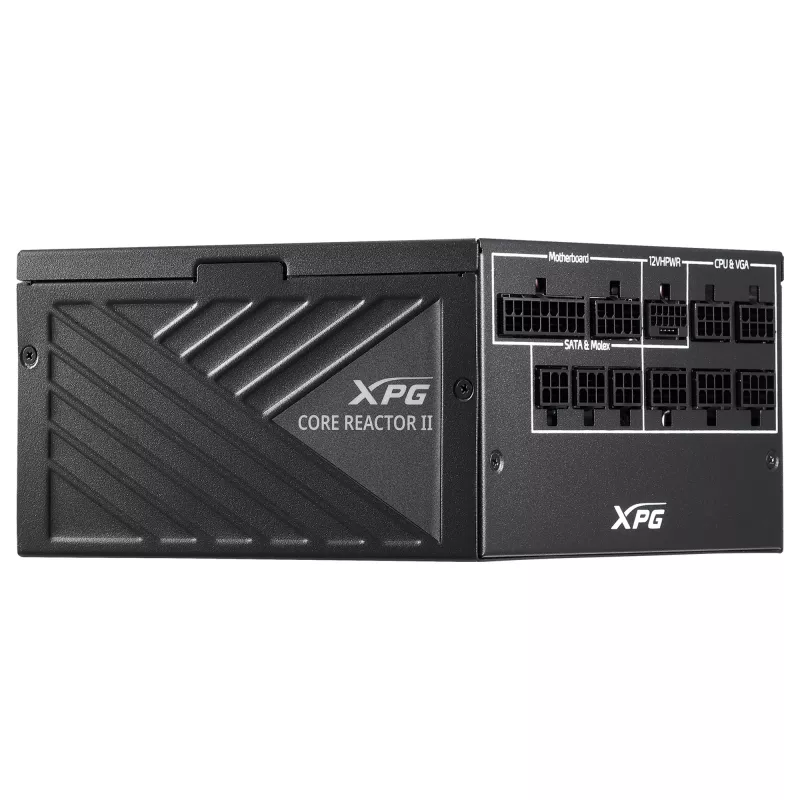 ADATA XPG COREREACTOR II 1000W voeding, ATX 3.0, 80 PLUS Gold, volledig modulair, 100–240 V, 50/60 Hz, zwart