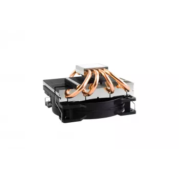 be quiet Shadow Rock LP CPU-koeler, enkele 120-mm-PWM-ventilator, voor Intel-socket: 1200 / 2066 / 1150 / 1151 / 1155 / 2011(-3) Square ILM, voor AMD-socket: AM2(+) / AM3(+) / AM4 / FM1 / FM2(+), 130W TDP, 75,4 mm hoogte