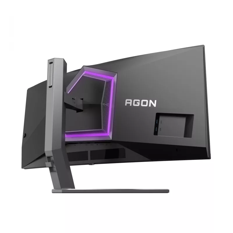 AOC AGON PRO AG346UCD computermonitor 86,4 cm (34 inch) 3440 x 1440 pixels Wide Quad HD QD-OLED zwart, grijs