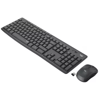 LOGITECH Mk295 Silent Wireless Combo grafiet azerty Belgisch