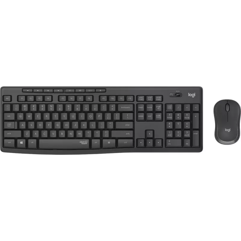 LOGITECH Mk295 Silent Wireless Combo grafiet azerty Belgisch