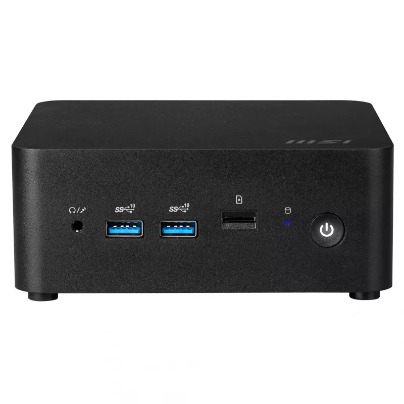 MSI Cubi NUC 1MG-019DE Intel Core 7 150U 16 GB DDR5-SDRAM 512 GB SSD Windows 11 Pro Mini PC zwart