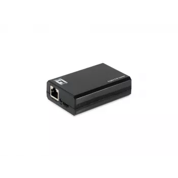 LevelOne Gigabit PoE bt naar USB-C PD 3.0 splitter, IEEE 802.3af, IEEE 802.3at, IEEE 802.3bt, 10/100/1000Base-T(X), zwart, activiteit, verbinding, voeding, 0 - 40 °C, 0 - 70 °C