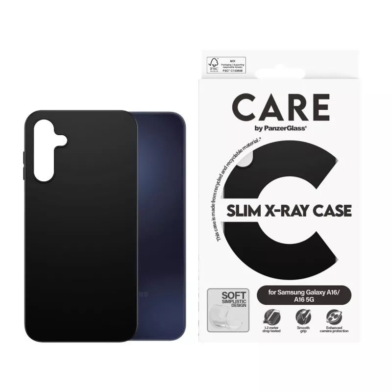 PanzerGlass CARE™ by ® Case zwart Samsung Galaxy A16 4G | A16 5G