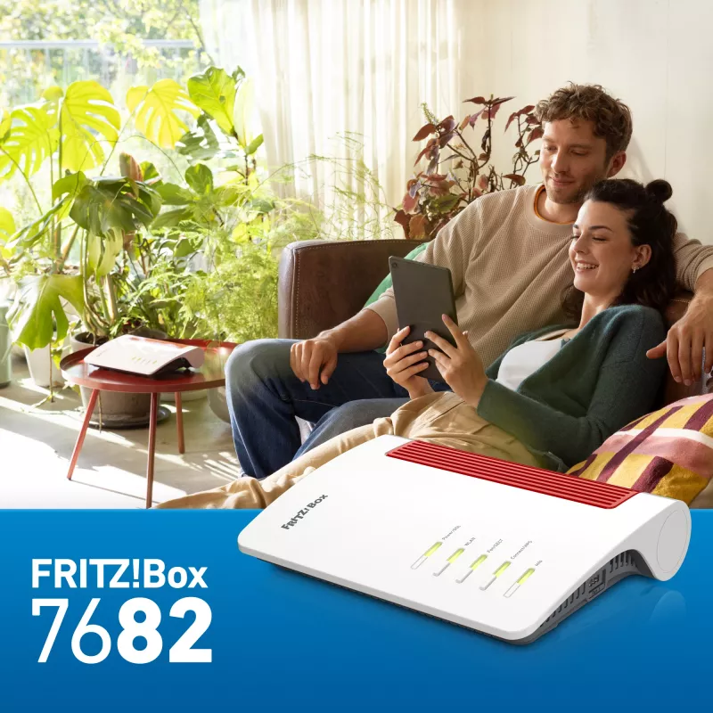 Box 7682 WLAN-router 2,5 Gigabit Ethernet dualband (2,4 GHz / 5 GHz) wit