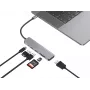 Conceptronic DONN02G laptop-dock/poortreplicator USB 3.2 Gen 1 (3.1 Gen 1) Type-C aluminium