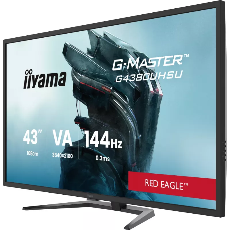 iiyama G-MASTER G4380UHSU-B2 computermonitor 108 cm (42,5 inch) 3840 x 2160 pixel 4K Ultra HD LED zwart