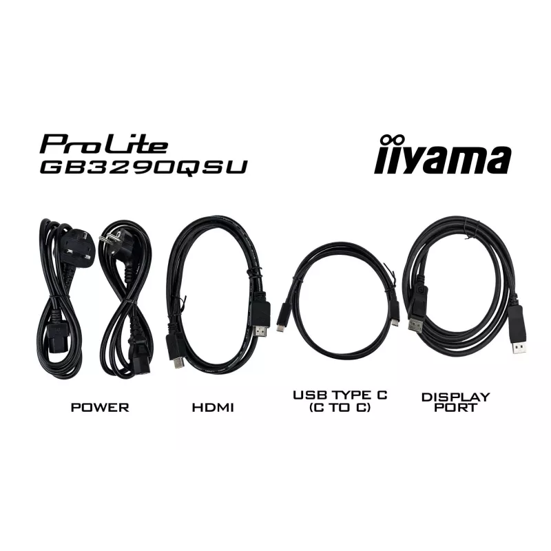 iiyama G-MASTER GB3290QSU-B1 computermonitor 80 cm (31,5 inch) 2560 x 1440 pixel Quad HD LED zwart