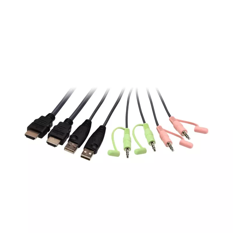 ATEN 2-poorts USB 4K HDMI KVM-switch met afstandsbediening voor poortselectie