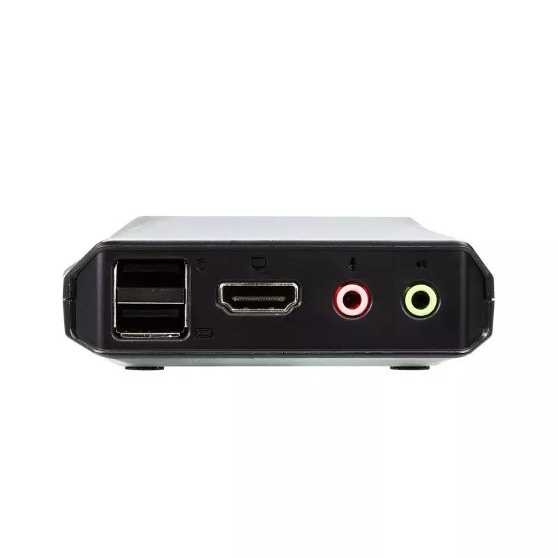 ATEN 2-poorts USB 4K HDMI KVM-switch met afstandsbediening voor poortselectie